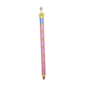 Caneta Cor Rosa Metal Rollerball Princesa Coroa 0.7mm