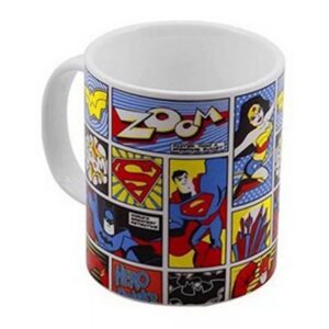 Caneca Em Porcelana Quadrinhos Dc 300ML
