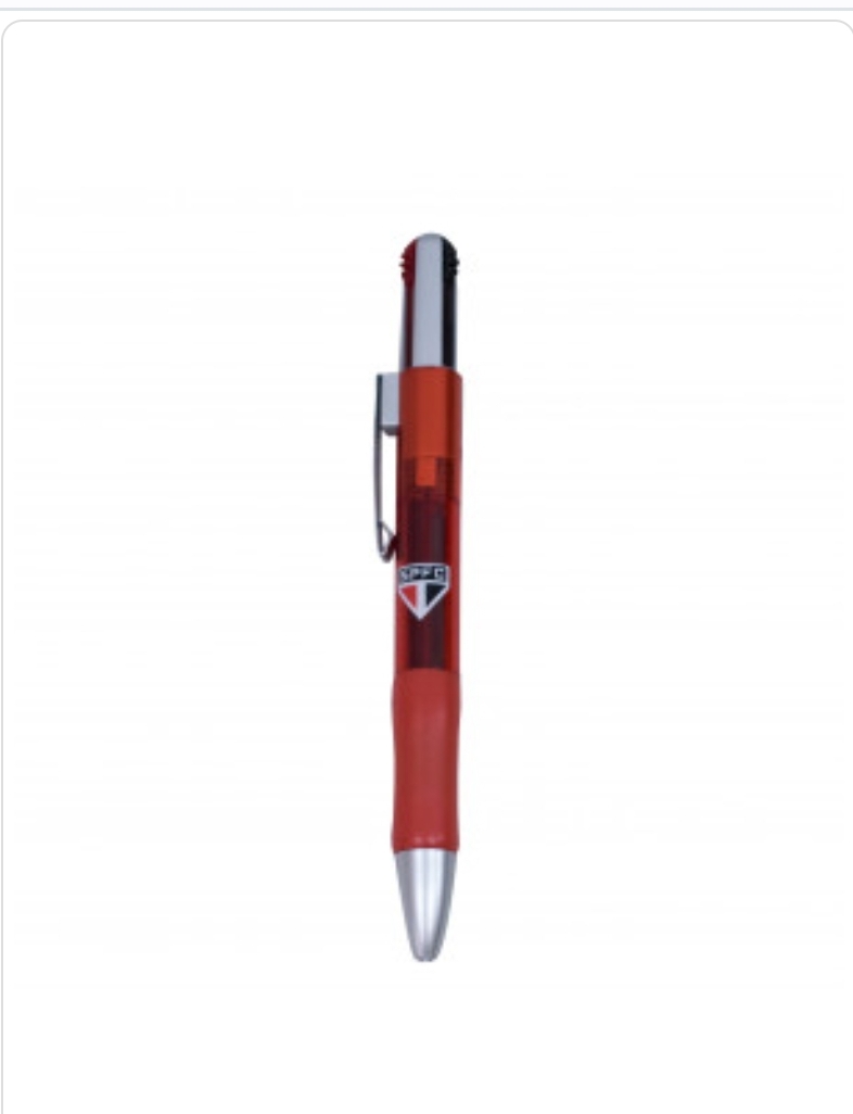 Caneta SPFC Roller 4 Cores Oficial